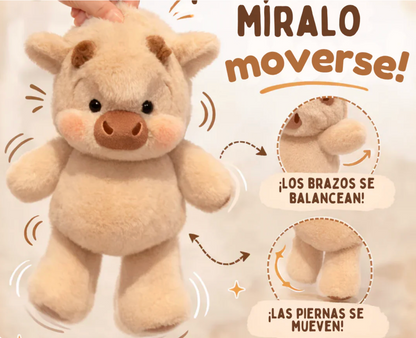 Peluche tierno de vaquita corredora