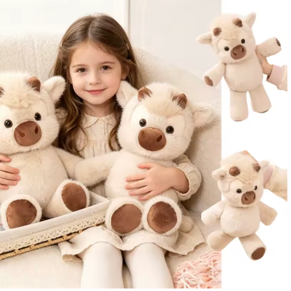 Peluche tierno de vaquita corredora
